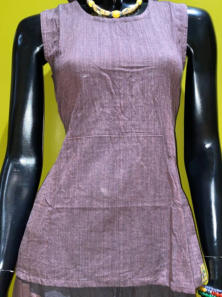 Débardeur à bretelles larges — Paquet de 4 — Solid pour la vente par Katmandu Trading Co.