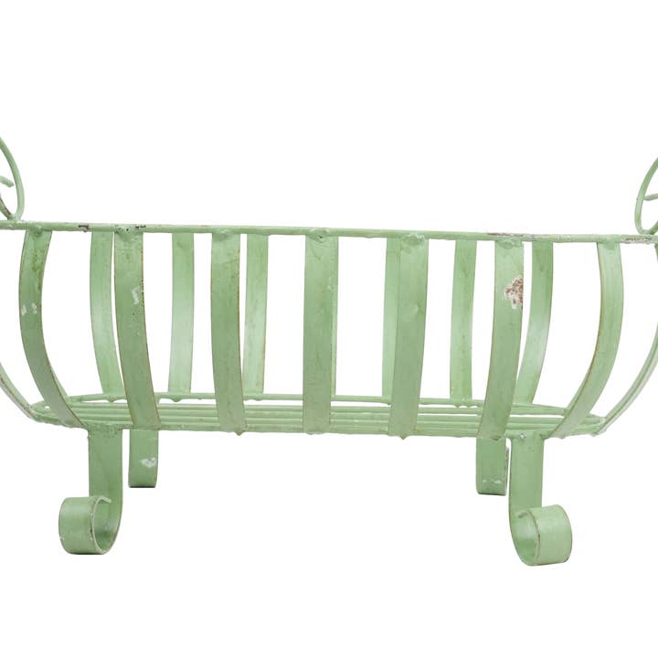 My Amigos Imports - Wholesale Planter box - Moises Garden Planter Basket-Farmhouse-22x12 inches-White 8