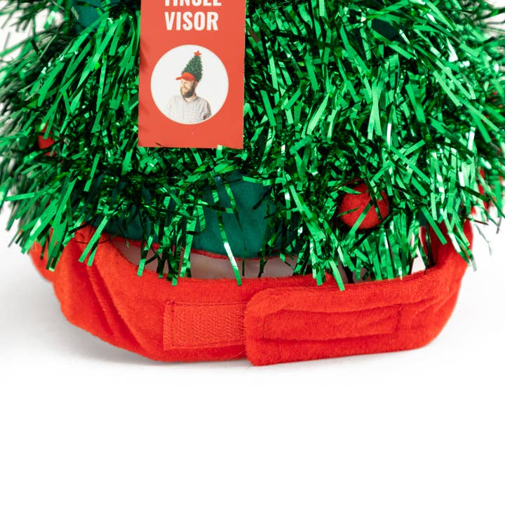 Prank-O - Wholesale Costume - Unisex - Tinsel Tree Visor Hat