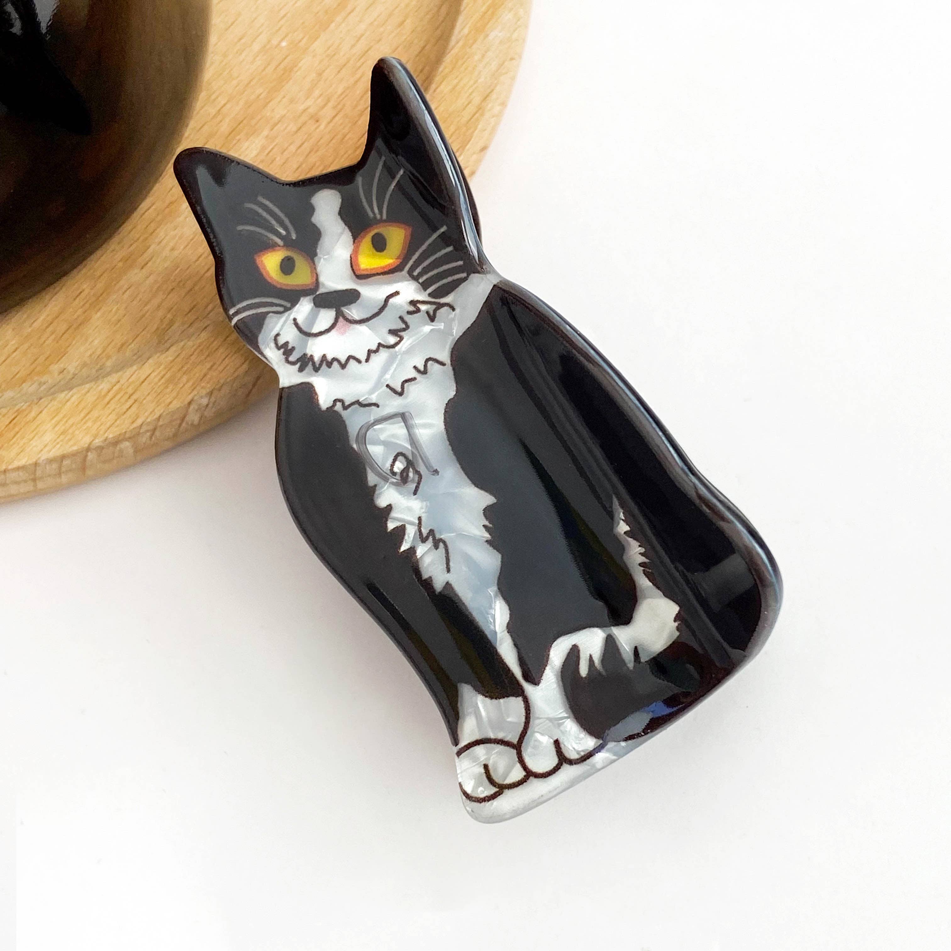 TheDivaSoap - Wholesale Hair Clip - Women's - Cute Kitten Series Printed Hair Clip, Adorable Cat Claw Clip0