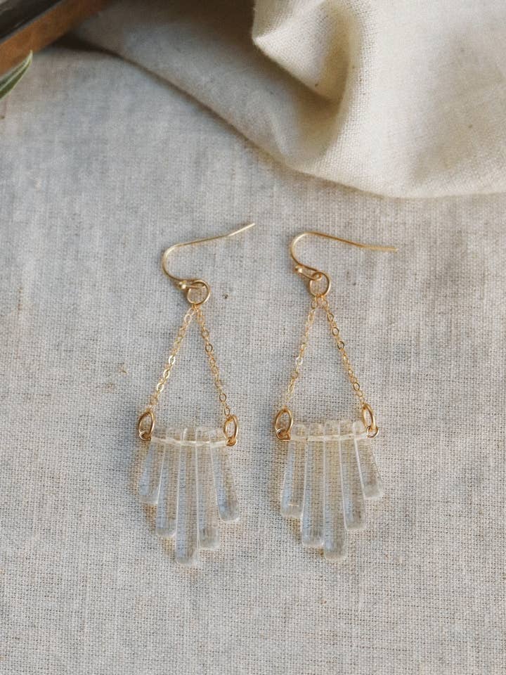 AURA DANGLES for wholesale by Goldie Jewelry