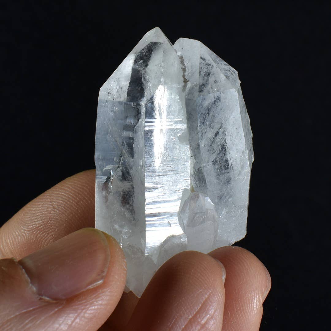 Calder Crystals - Wholesale Spiritual Stone/Crystal - Lemurian Quartz Twin Cluster Wand from Colombia - 8 Optio #24