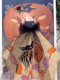 Halloween Hankie Greeting Card for wholesale by MOMENTS IN THYME