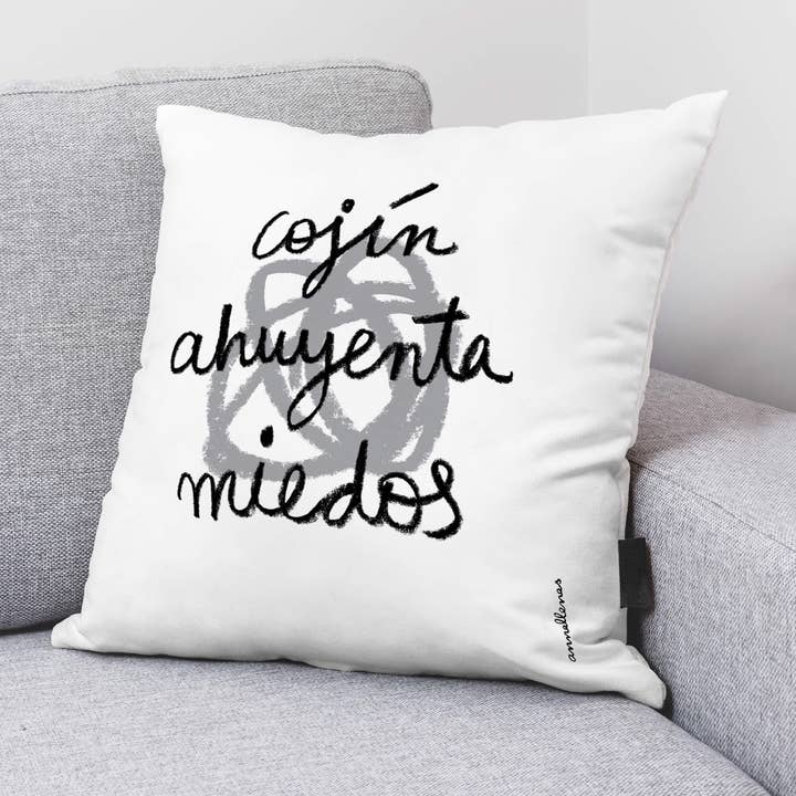 SG HOGAR - Wholesale Throw Pillow Cover - 100% Cotton Cushion Cover 50X50 Cm Miedos In Spanish3