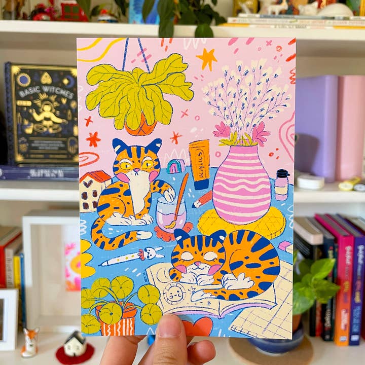 New Print ♡ Studio Cats for wholesale by Illustrated By Natalia