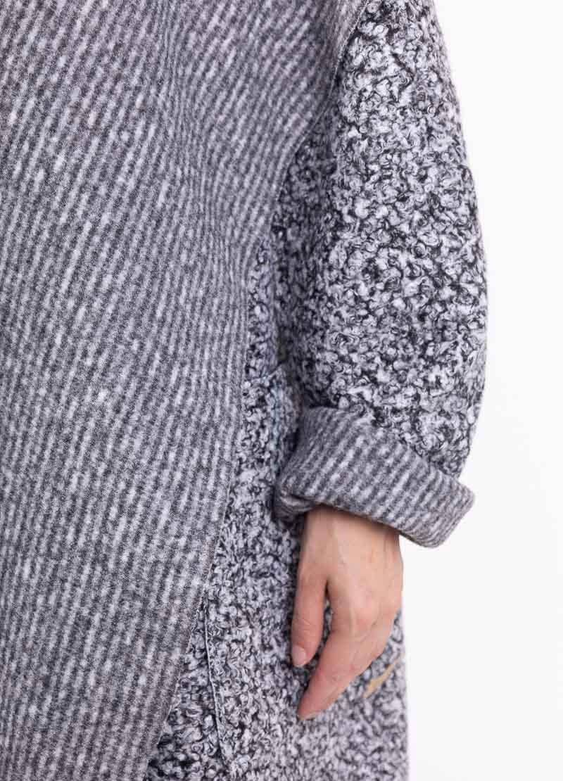 LINEN & COTTON HOUSE - Vente Manteau – femme - VESTE BOUCLETTE MATIERE RESPONSABLE + SIZE  35122 72