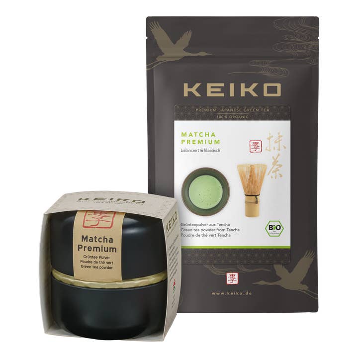 KEIKO – Großhandel Gesundheits-/Entgiftungstee – Keiko Matcha Premium, 30-g-Dose, Bio3