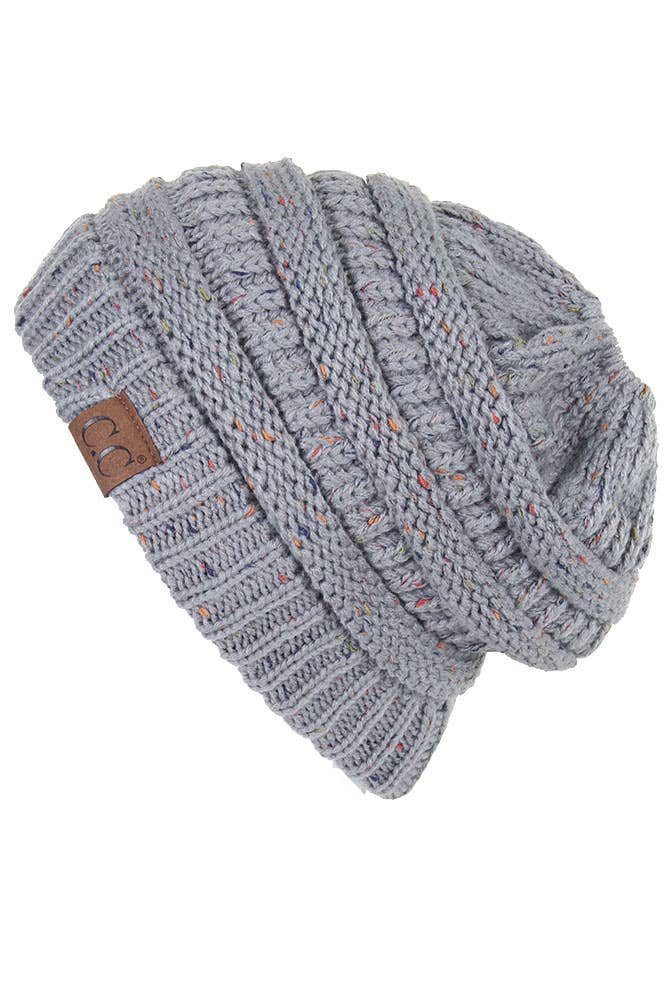 Hana - Wholesale Beanie - Women's - C.C Confetti Ponytail Messy Bun Beanie41