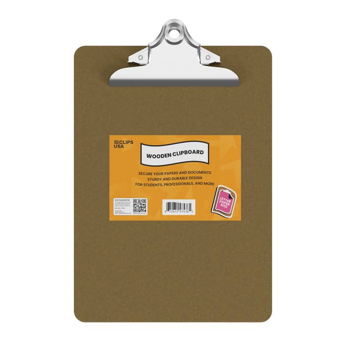 Träklämmor 9x12 tum A4 – Låg klämma – 36-pack för wholesale av Eclips USA