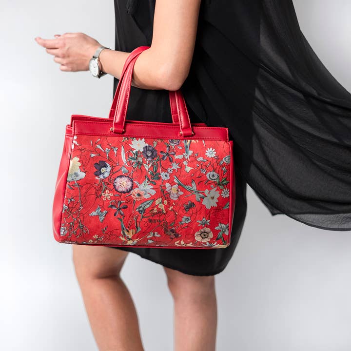 Mellow World - Wholesale Satchel - Women's - Stellan Floral Print Satchel