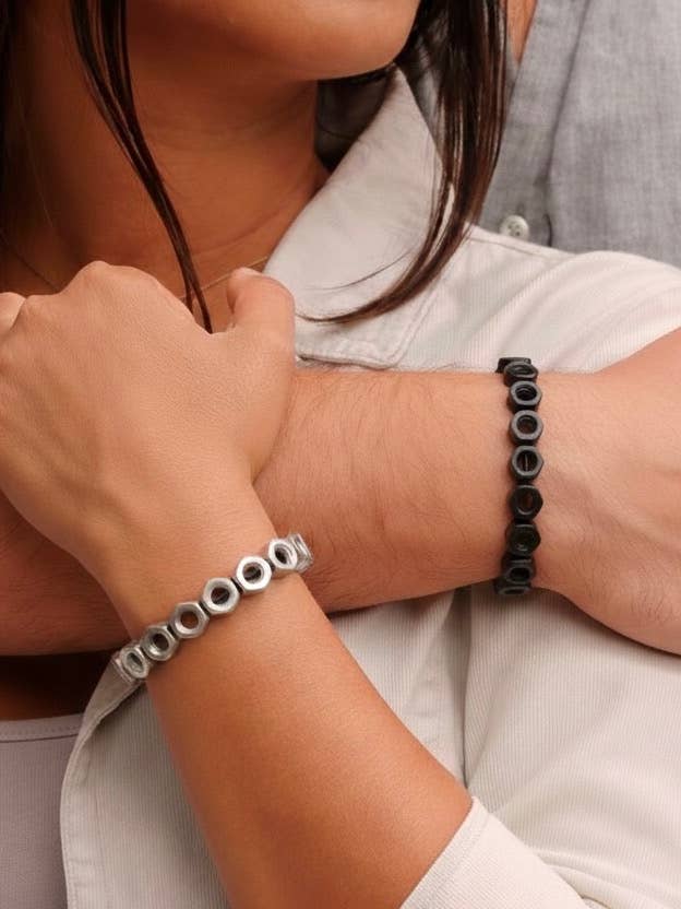 Pulsera Elástica de Tuerca Hexagonal para venta al por mayor de Wood & Ash