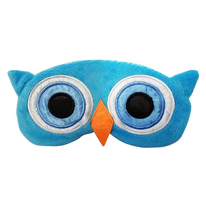 Plush Owl Eye Mask - Novelty Gifts for wholesale by The Diabolical Gift People - Novelty Gifts, Christmas Gifts
