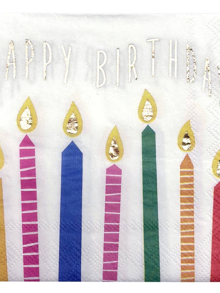 Candles napkin set for wholesale by Party Partners