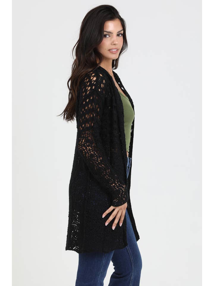 ANGIE - Wholesale Cardigan - Women's - XHN02-ASIS HOODED CARDIGAN SWEATER