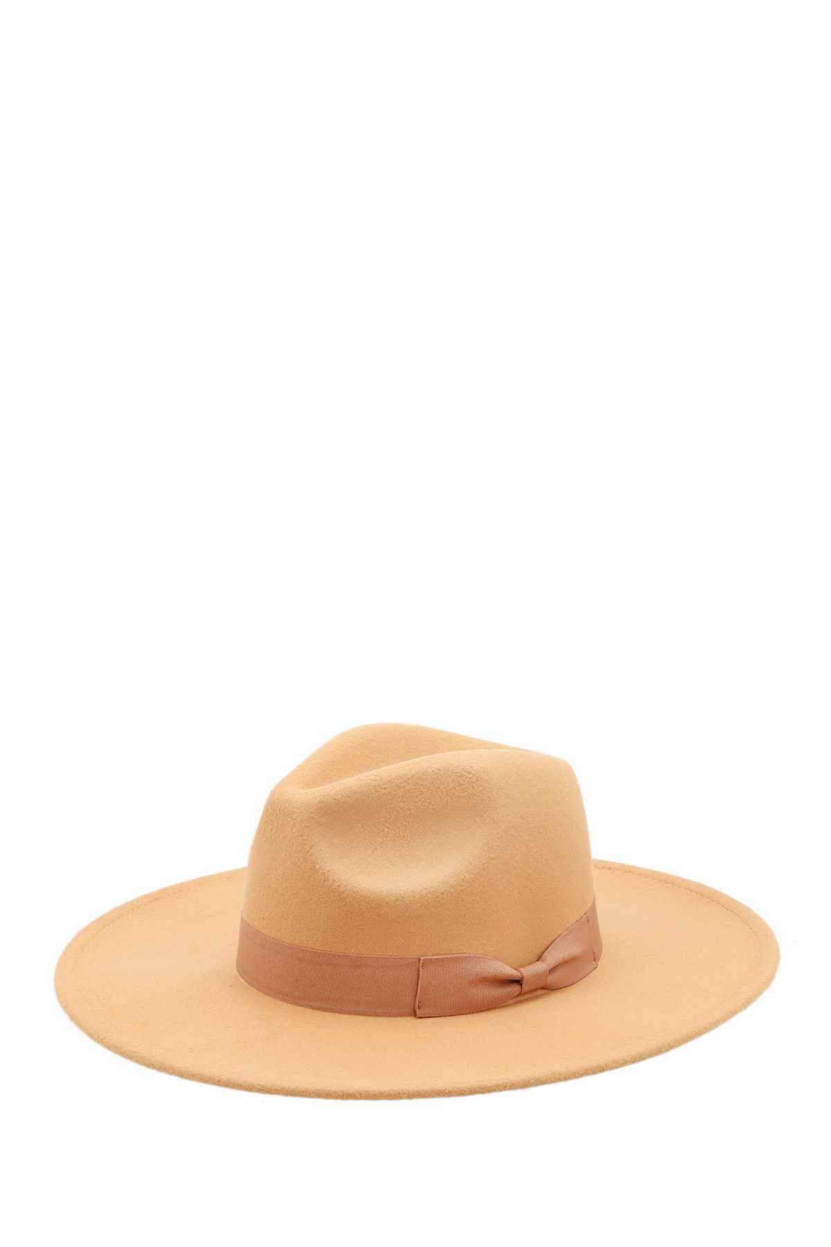 anbfashion - Wholesale Fedora - Women's - Felt Ribbon Basic Fedora Hat  304114