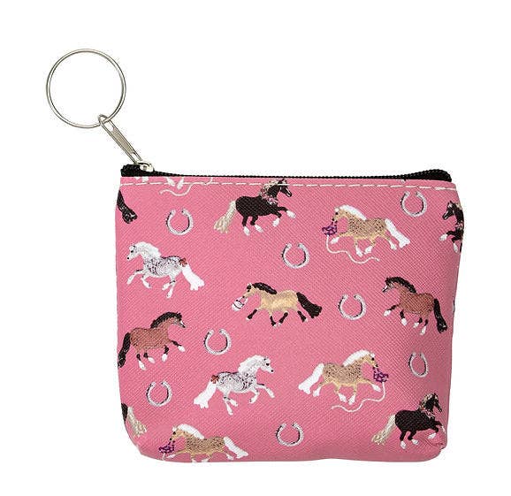 JPC Equestrian - Wholesale Coin Purse - Women's - AWST Int'l "Lila" Pony Puff Coin Purses- Set of 12- Assorted3