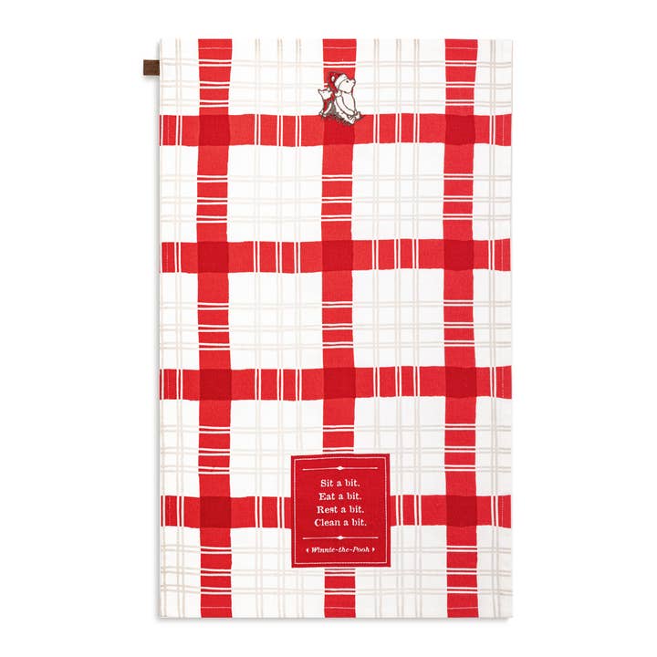 Sit a Bit Holiday Kitchen Towel for wholesale by DEMDACO