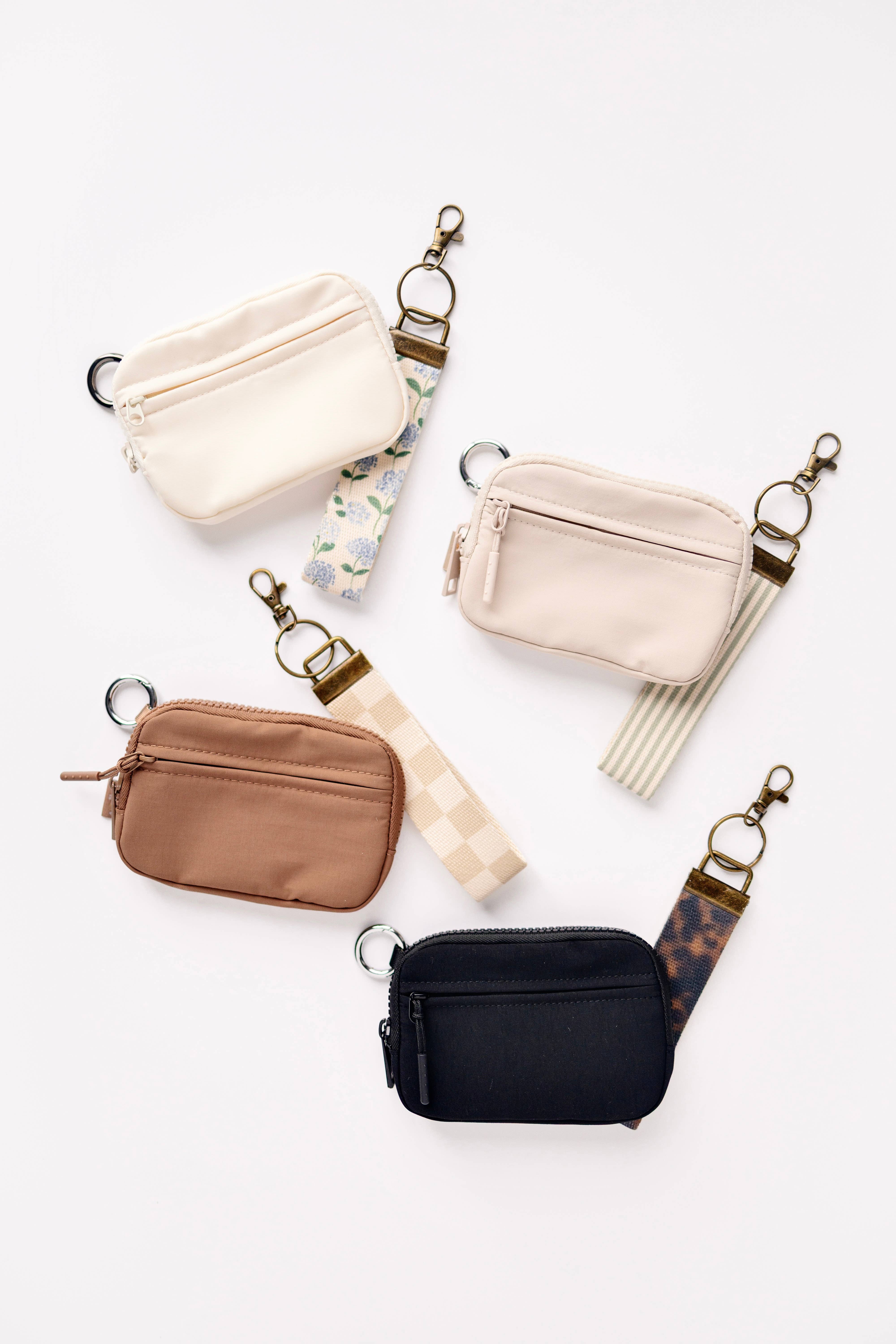 Frederick Family Co. - Wholesale Wallet - Women's - Keychain Wallet with Wrist Lanyard, Compact Card Holder