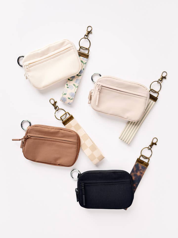 Carteira Porta-Chaves com Fita de Pulso, Porta-Cartões Compacto por atacado de Frederick Family Co.