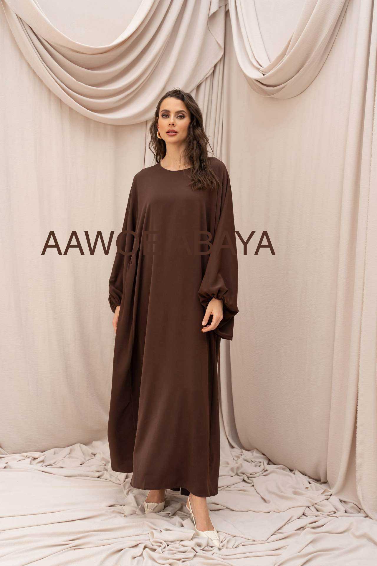 Aawoe Abaya - Wholesale Dress - Women's - Elegant Abaya Dress - 2466-ROB43