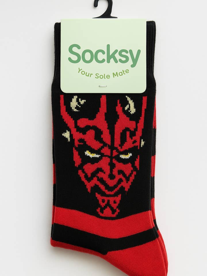 Socksy – wholesale Socks – Unisex – Darth Maul Organic Cotton Socks