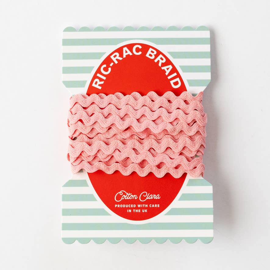 Cotton Clara Craft Kits & Supplies - Venta al por mayor Material para manualidades - 4 metros de cinta ric rac en carrete colorido4
