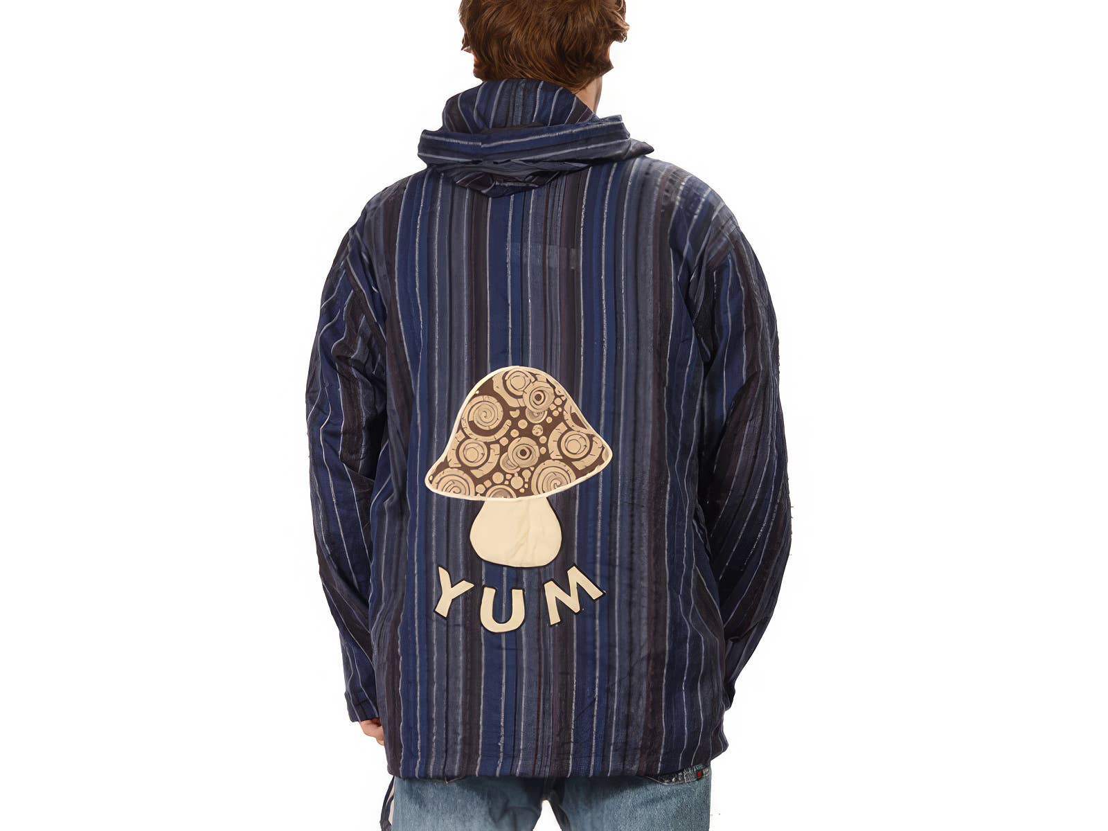 Gypsy Rose - Wholesale Hoodie - Unisex - Striped Yum Shroom Hoodie0
