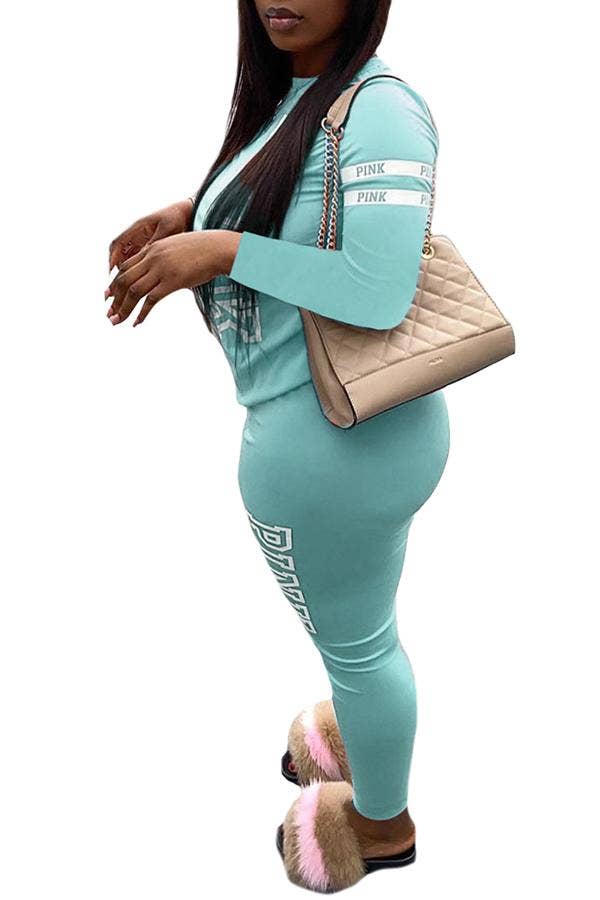 MB Fashion Wholesale - Wholesale Top & Pant Set (NOT Loungewear) - Women's - MB FASHION LETTER CAUSAL SETS 3598R6