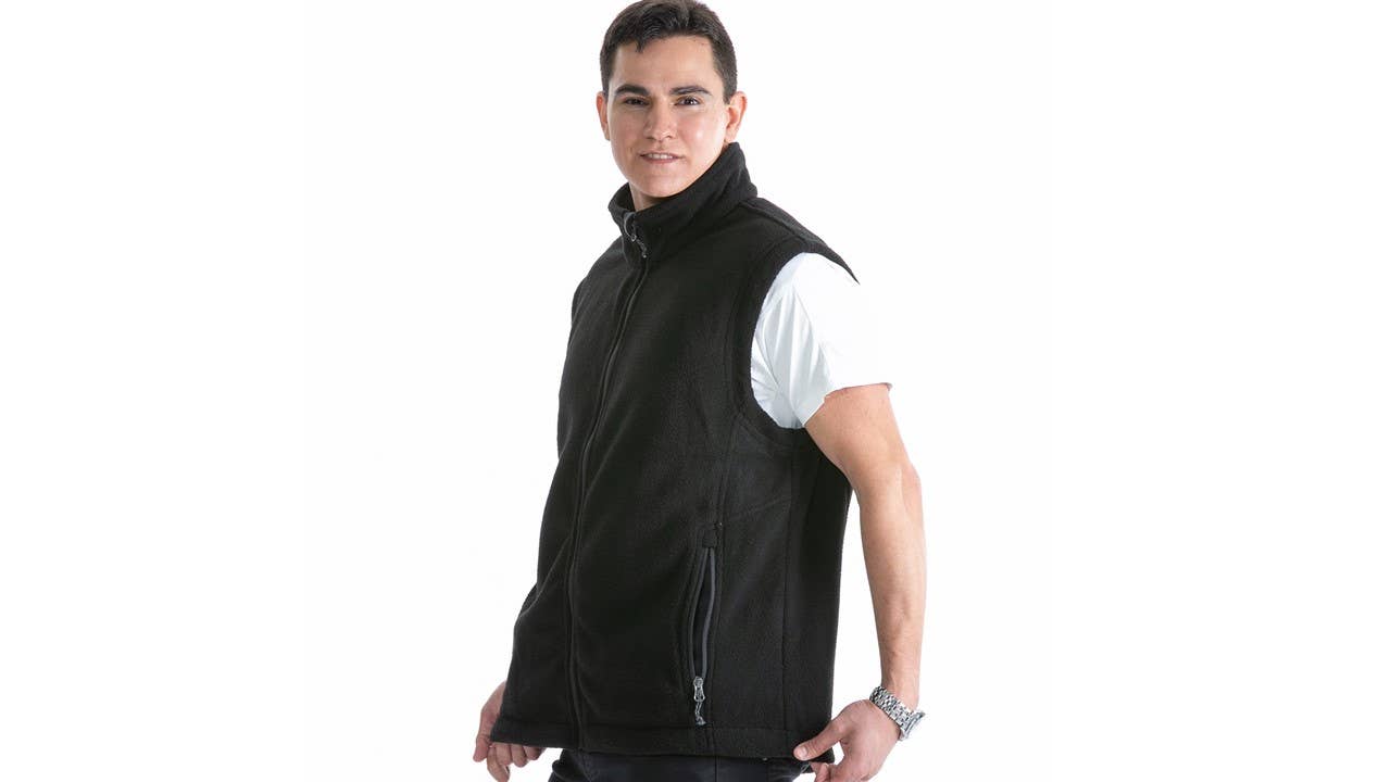 LeeHanTon - Wholesale Outerwear Vest - Men's - LeeHanTon Men's Solid Full Zip Polar Fleece Vest4