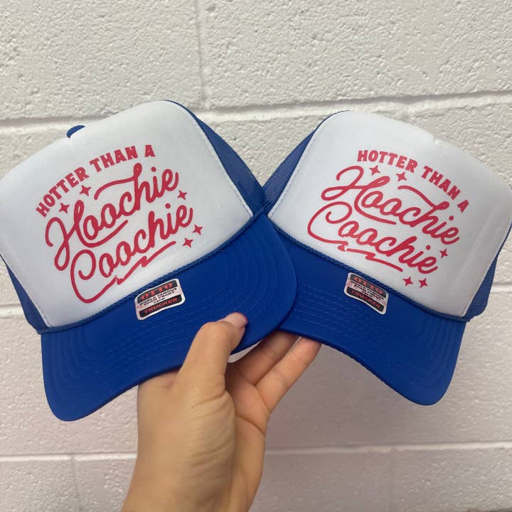 Charlie Grey - Vente Casquette de camionneur – femme - Plus chaud qu'une casquette de routier hoochie coochie