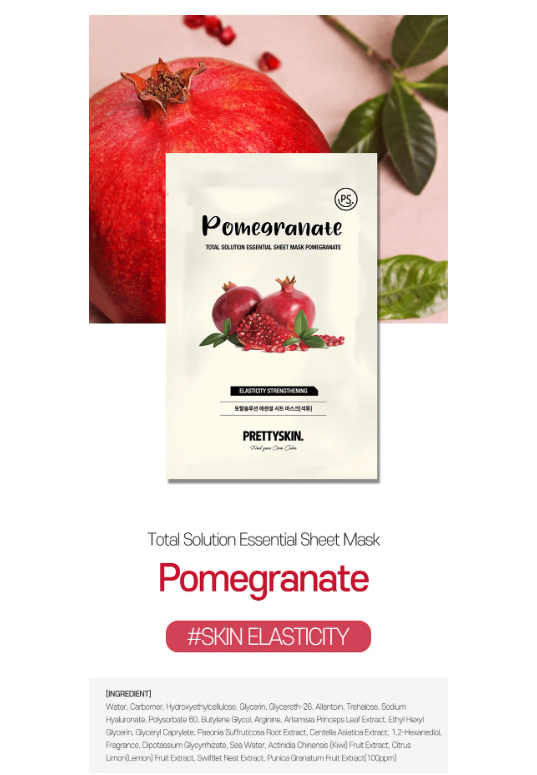 Best Beauty Group - Wholesale Skincare Face Mask - PRETTY SKIN Total Solution Essential Face Sheet Mask2