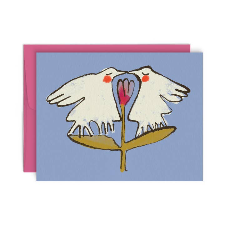 KISSES — Greeting Card for wholesale by Paperole