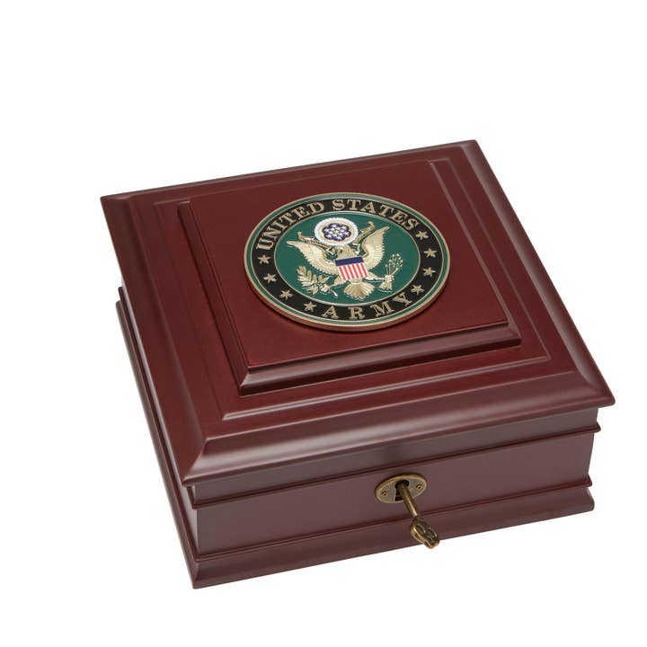 US Army Medallion Desktop Box for wholesale by Springbok Puzzle