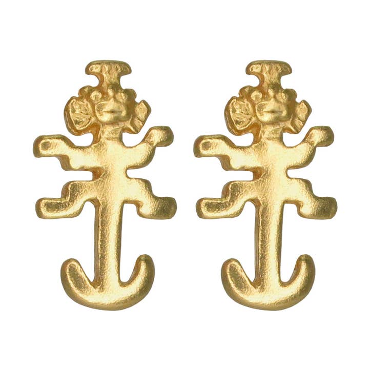 Pendientes Tolima Jaguar 24k GP Drop para venta al por mayor de Across The Puddle