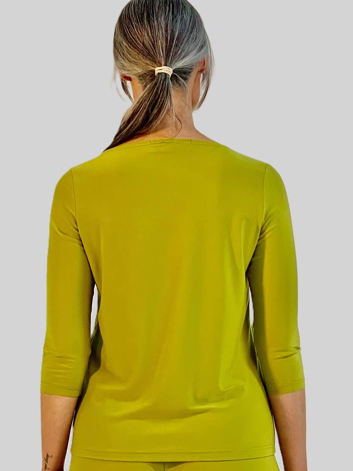 ANDIAMO - Wholesale Knit top – Women's - Voyager ¾ Boat Neck Top8