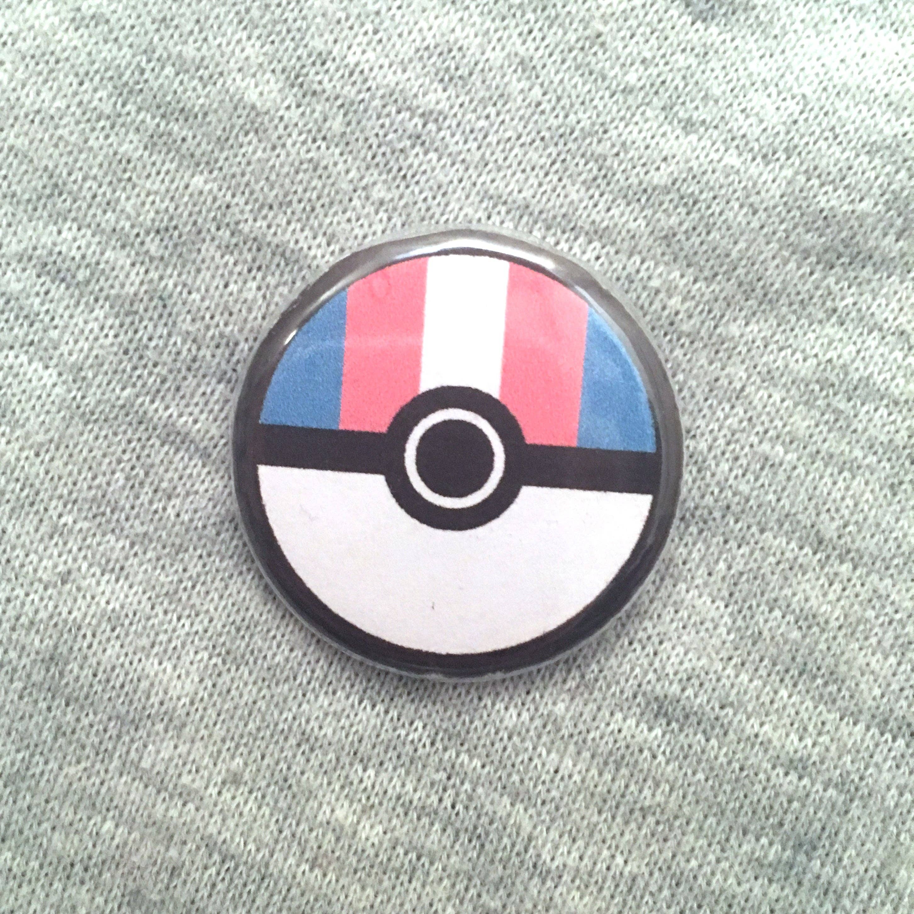 Support the T - Vendita all'ingrosso Spilla da bavero - Bottone o magnete Poké Pride9