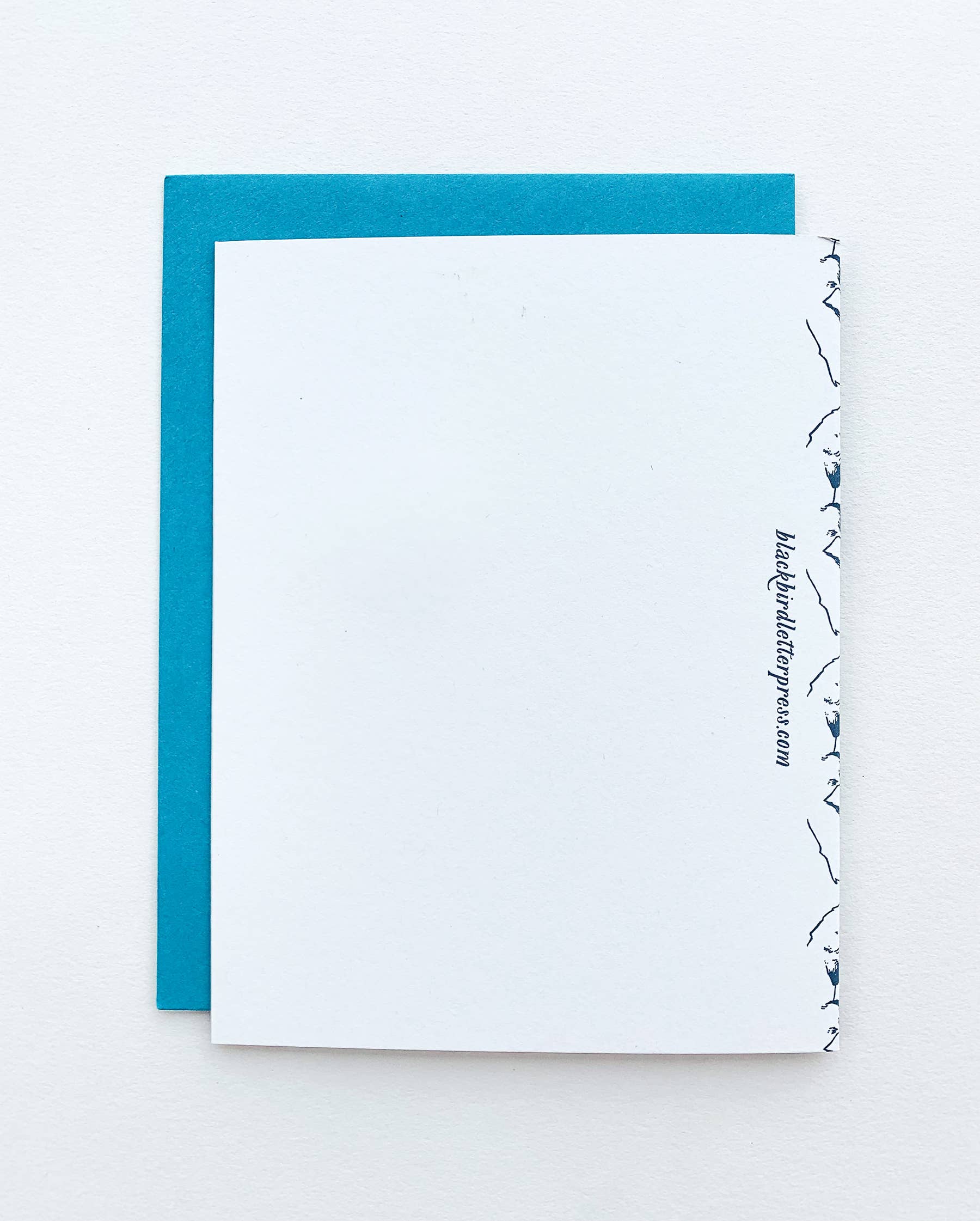 Blackbird Letterpress – Cartão de amor por atacado – cartão padrão raposa te amo para sempre1