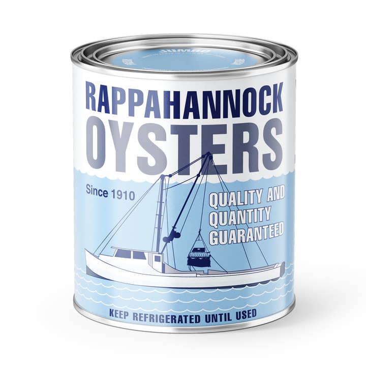 Bougie style huître Rappahannock Vintage pour la vente par Annapolis Candle