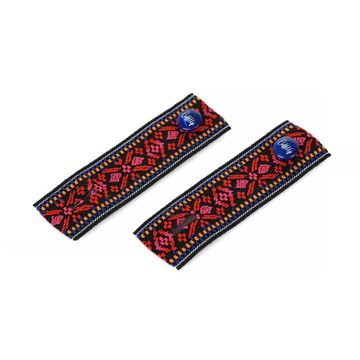 Gemelli Elastico Orchidea Rosso per la vendita all'ingrosso da parte di cuffupstyle