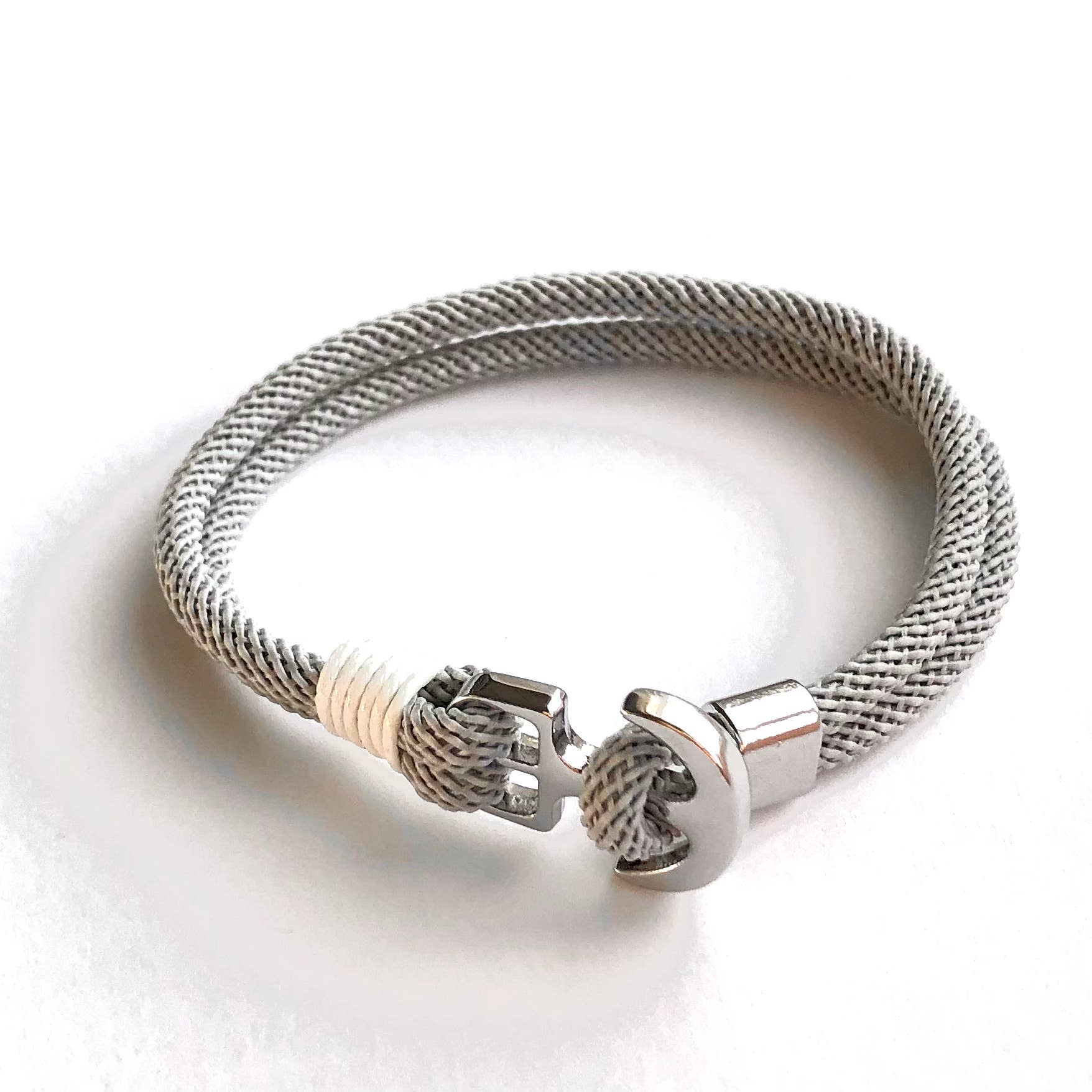 GreenWave - Vente Bracelet tissé/tressé - Bracelet en corde nautique avec fermeture ancre7