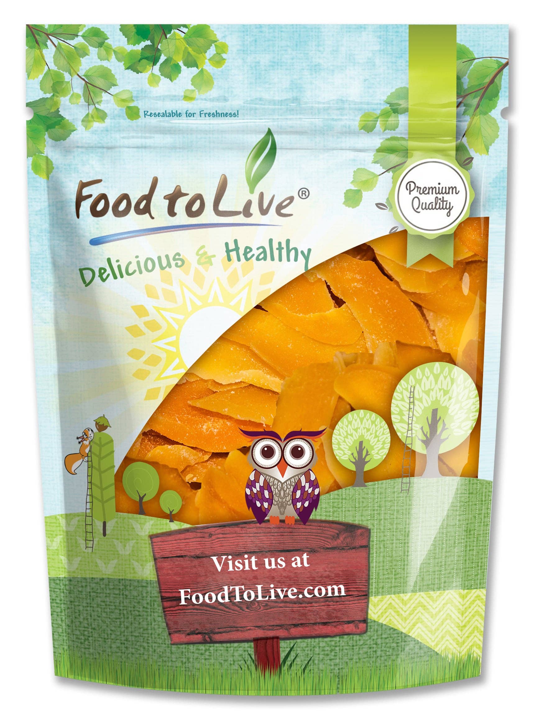 Food To Live - Wholesale Dried/Dehydrated Fruit - Dried Mango Cheeks – Premium Quality, Unsweetened, Kosher