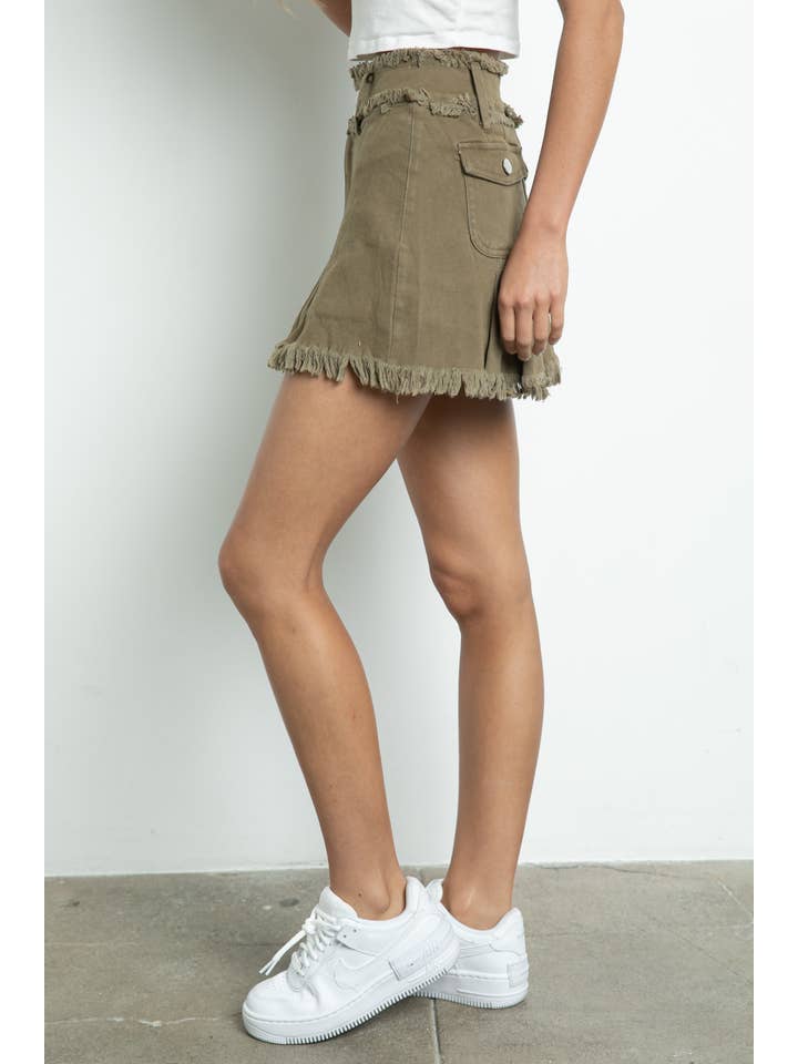 KIWI - Wholesale Skort - Women's - IS2478 Stretch denim skort3