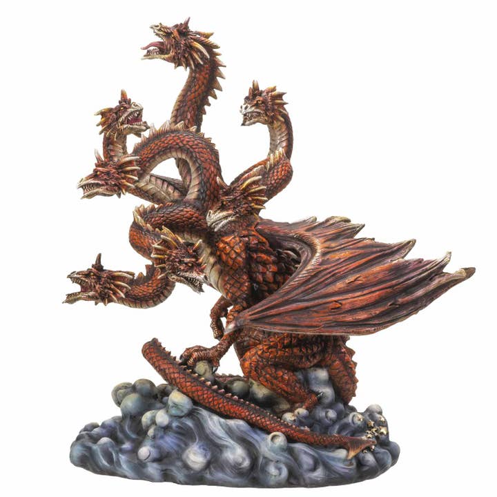 Pacific Trading - Venta al por mayor Figura decorativa - 15287 Dragón Hidra de siete cabezas C/1