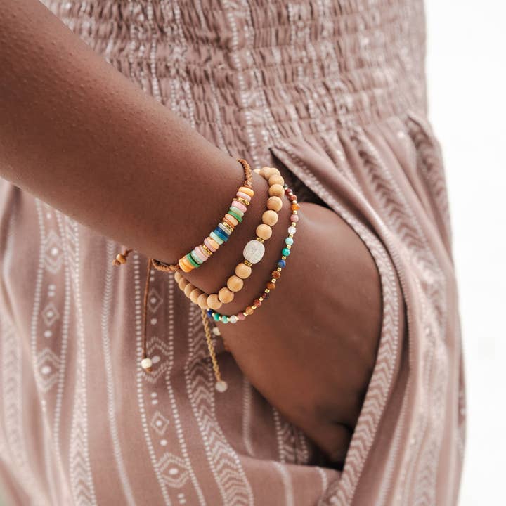 Lotus and Luna - Wholesale Beaded Bracelet - Lunar Wisdom Intention Bracelet5