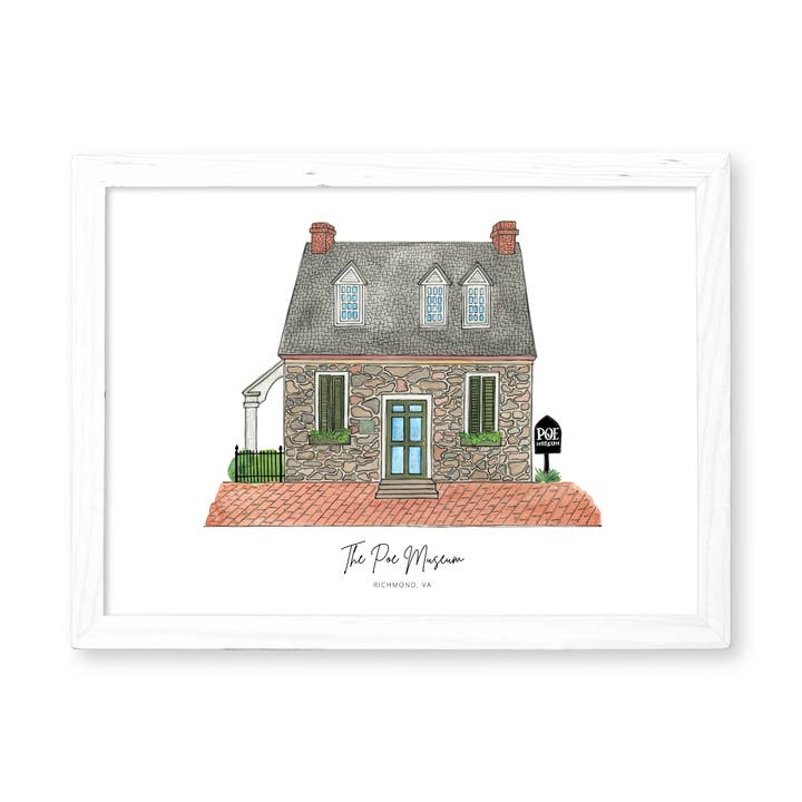 Impression d'art du musée Poe pour la vente par Mad Kitchen Co.