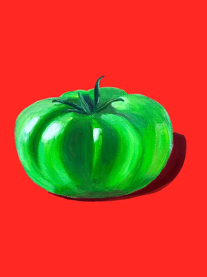 "Green Tomato” Art Print for wholesale by Audrey Gale + Art