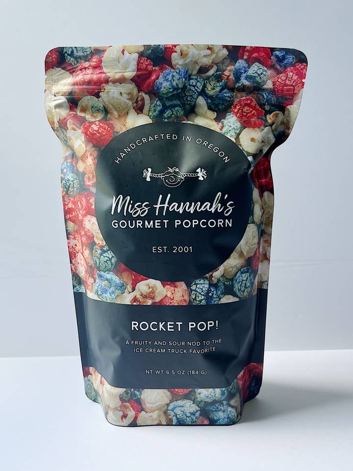 Rocket Pop! - Popcorn for wholesale by Miss Hannah's Gourmet Popcorn