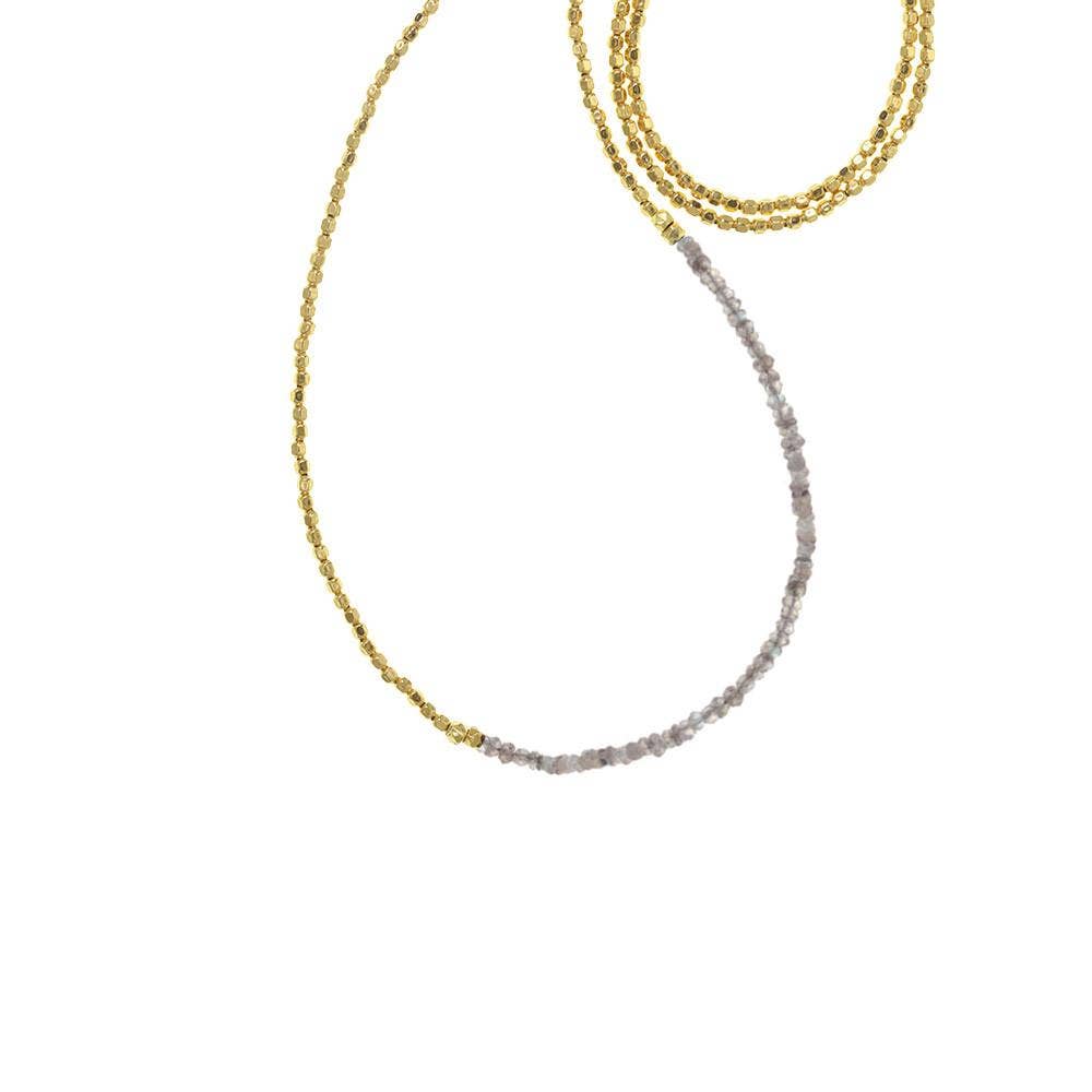 Catherine Weitzman - Vendita all'ingrosso Collane di perline/perle - Collana lunga con pietre preziose sbiadite, gioiello con perline, prodotto alle Hawaii4