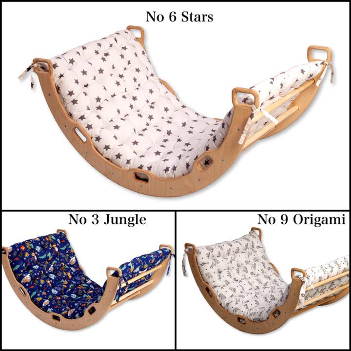 kidodido - Wholesale Wood Toy - Kids - 2 Size Montessori Baby Play Climber Set For Toddler