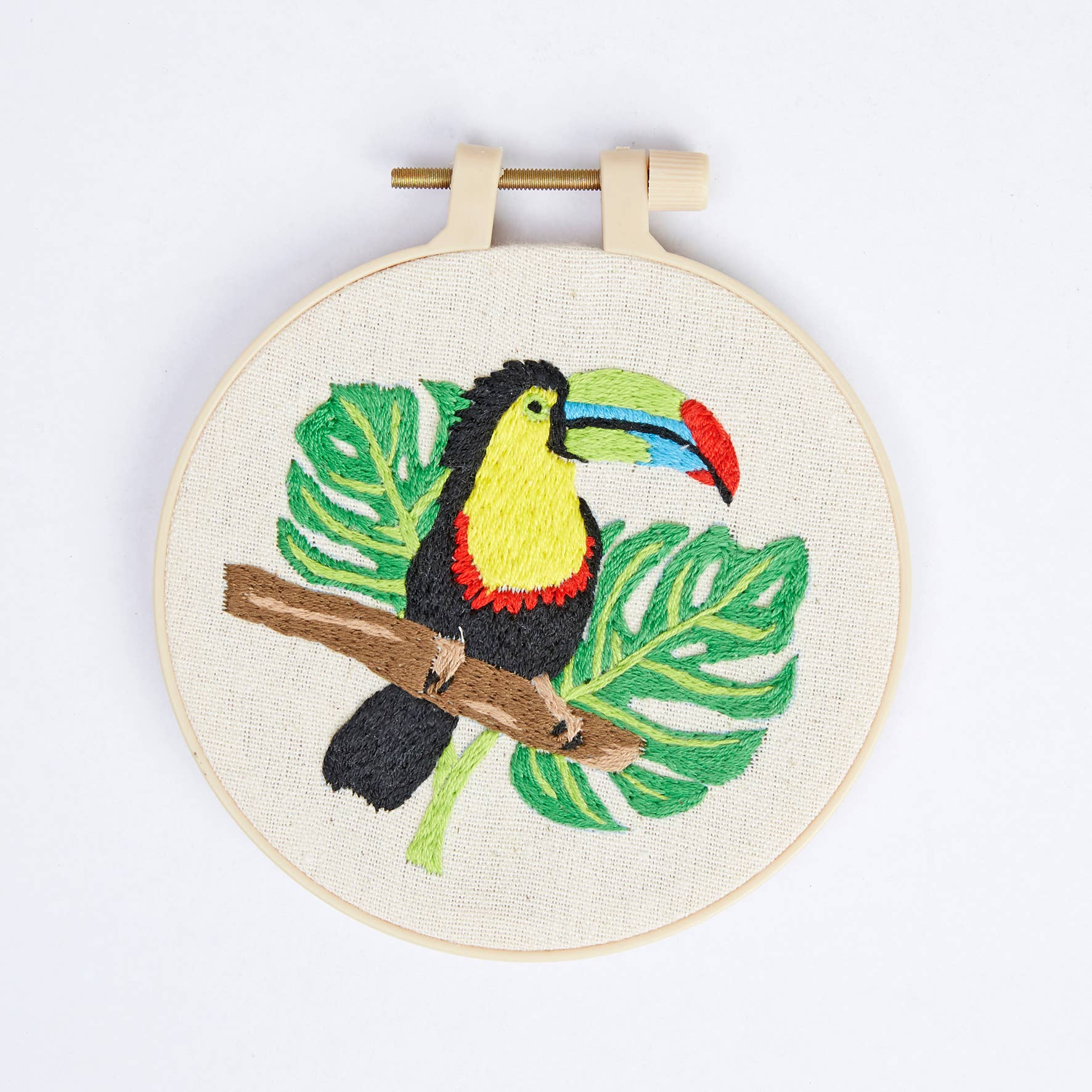 West Design Products – Engroshandel Broderitilbehør – Lav blot broderi efter tal Toucan Craft Stitch Kit3